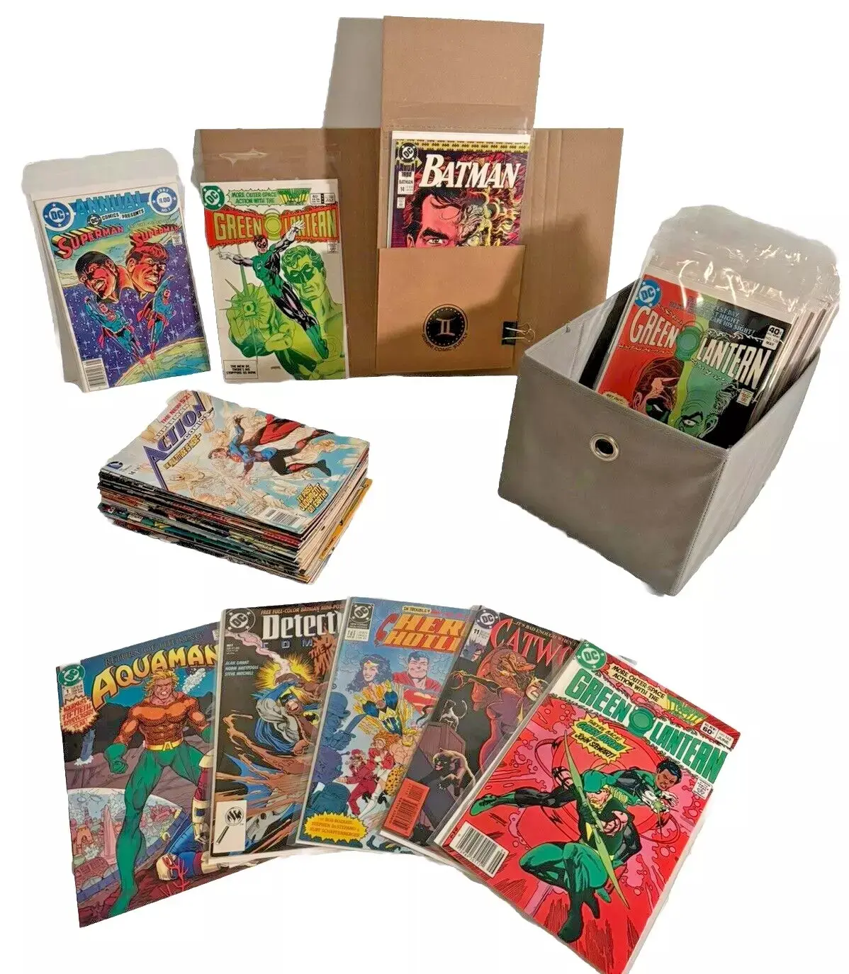 DC Comic Book Lot of 10 Issues (BAGGED AND BOARDED)