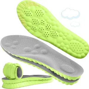 All-Day Comfort Cloud Insoles for Men and Women, 4D Cushioning Technology, U-Shaped Memory Foam, Cut-to-Fit Sports Shoe Inserts for Standing, Walking, Running