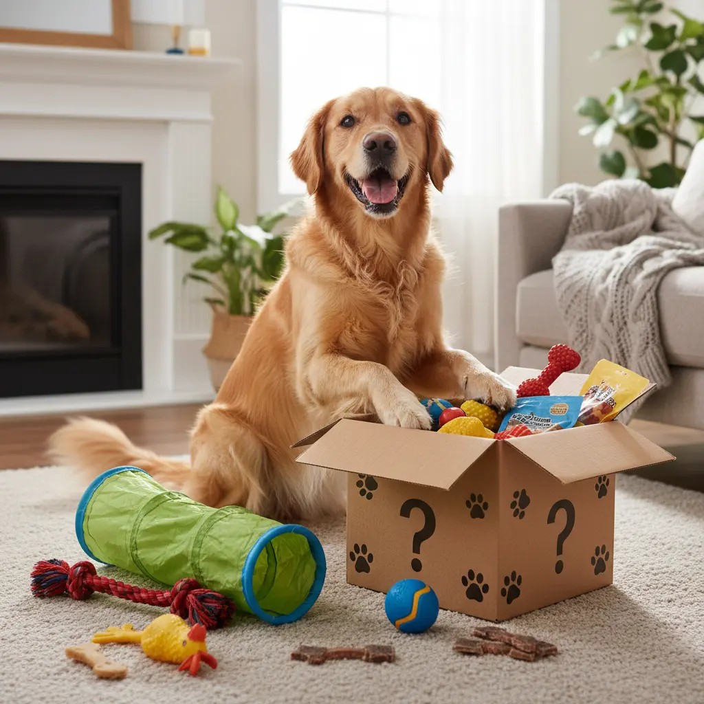 Pet Mystery Box – Surprise Toys, Accessories & Treats for Cats & Dogs(Limited to One per order)
