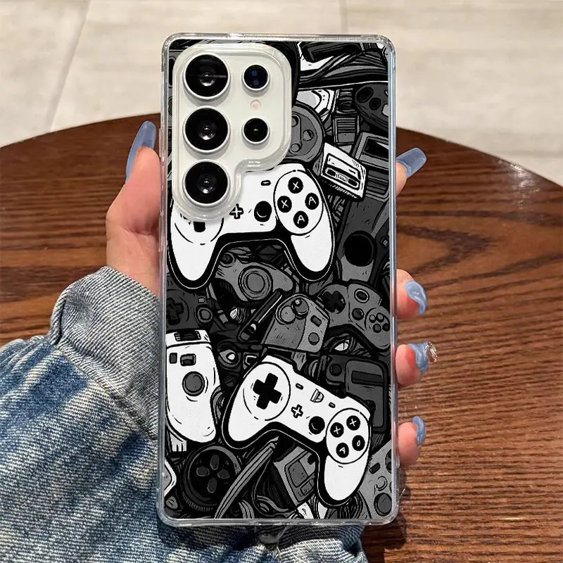 Durable Hard Case Featuring a Classic Game Controller Design, for Samsung Galaxy S26 S25 S24 S23 S22 S21 S20 Fe Plus Ultra Edge S10E A57 A56 A55 A54 A37 A36 A35 A34 A26 A25 A24 A23 A17 A16 A15 A14 A07 A06 A05s Note20 Note10 Note9, Smartphone, Handheld, Pr