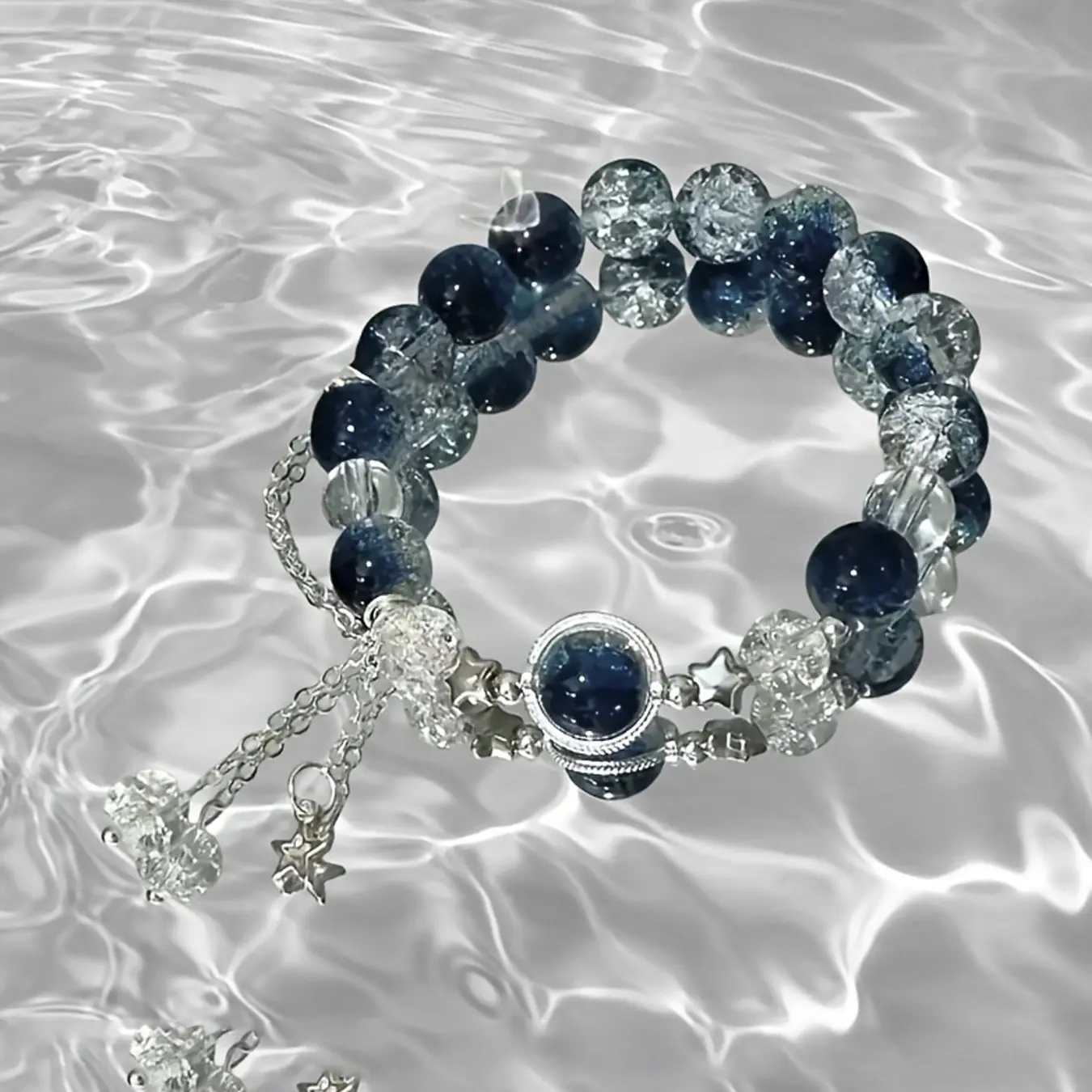 Elegant Beads High Quality Bracelet with Star Pendant, Fashionable Jewelry for Women & Girls, Trendy All-match & Exquisite Jewelry for Birthday Gift, Lucky Bracelet, Beaded Bracelets