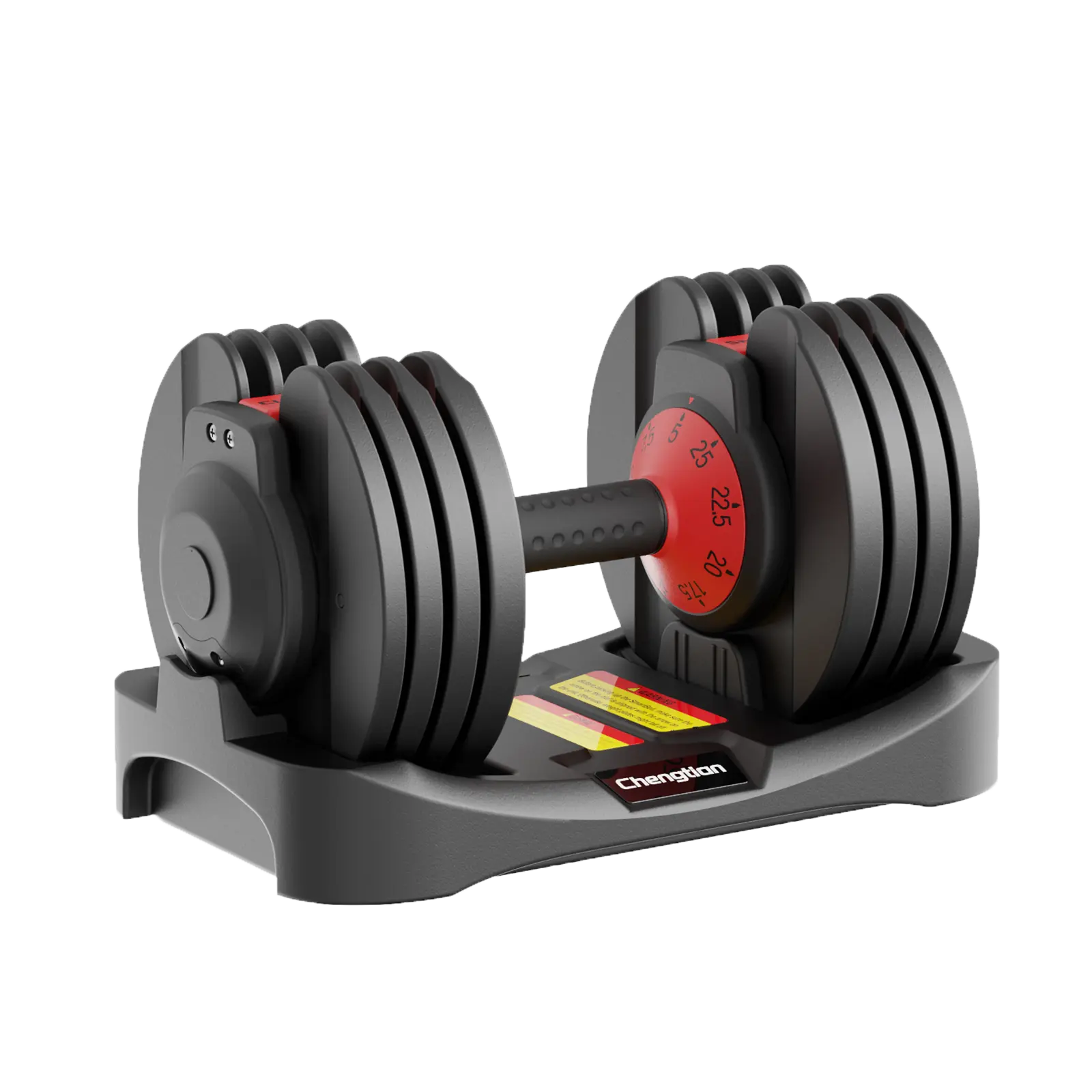 Adjustable Dumbbell Set 25 lbs, 9 in 1 Adjustable Weight Dumbbells for Home Gym Full Body Workout Training Fitness