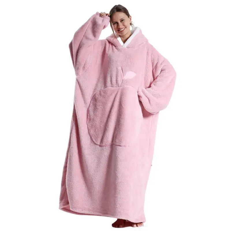 Oversized Wearable Blanket Hoodie Sweatshirt Gifts for Women and Men, Plus Size Warm and Cozy Giant Blanket Hoodie, Thick Flannel Blanket with Sleeves and Giant Pocket(gift) Oversized Wearable Blanket Hoodie Sweatshirt Gifts for Women and Men, Plus Size Warm and Cozy Giant Blanket Hoodie, Thick Flannel Blanket with Sleeves and Giant Pocket(gift)