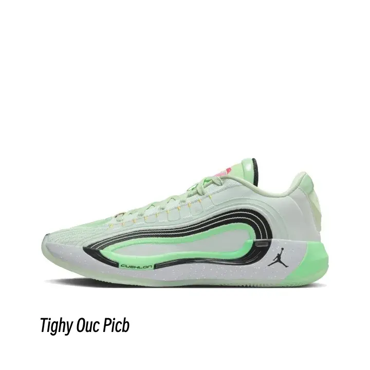 Unisex Low Top Basketball Sneakers, Light Green Knit Fabric Athletic Shoes, Brand New Sealed with Original Shoe Box, Breathable Knit Upper Performance Street Sports Trainers