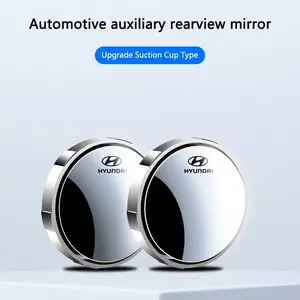 Car Rearview Mirror 360° Small Round Mirror, Adjustable Auto Accessories, for Hyundai I10 I20 I30 I40 Ix20 Ix35 Tucson Solaris Accent Azera Elantra