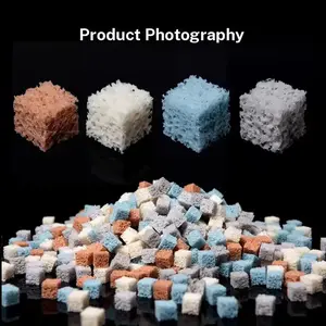 Aquarium Water Filter Material, Suitable for Freshwater and Saltwater, Non-Ceramic, Reusable, No Powder or Debris