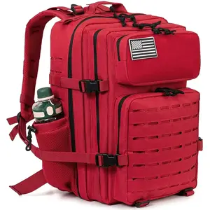 25L/45L Tactical Backpack for Men and Women Small School Rucksack camping equipment Hiking Backpacks with Bottle Holder backpack(Sheet)