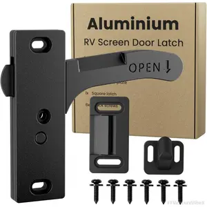 Aluminum RV Screen Door Latch Right Handle Replacement Kit for Travel Trailer, Camper, Motorhome- RV Accessories for Inside FFVentureVibe8