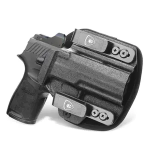 WARRIORLAND Hybrid Kydex Holster for Sig Sauer P320 Fullsize M17,Optics Cut Open Muzzle Cut,Concealed Carry Holster for Men/Women,Right Hand