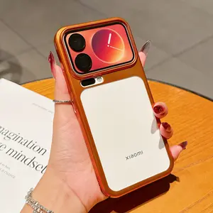 Matte Transparent Phone Case For Xiaomi 17 Pro Max/ Xiaomi 17 Pro /Xiaomi 17 Plating Frame Lens Film Protection Anti-fall Shockproof Protector PC Hard Clear Phone Cover Matte Protective Cover
