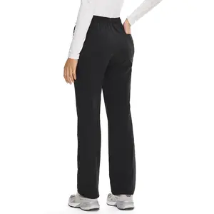 COZYFIT Straight Leg Scrub Pants for Women, Drawstring Soft Stretch, Anti-Wrinkle Women's Scrub Pants with 6 Pockets summervibes