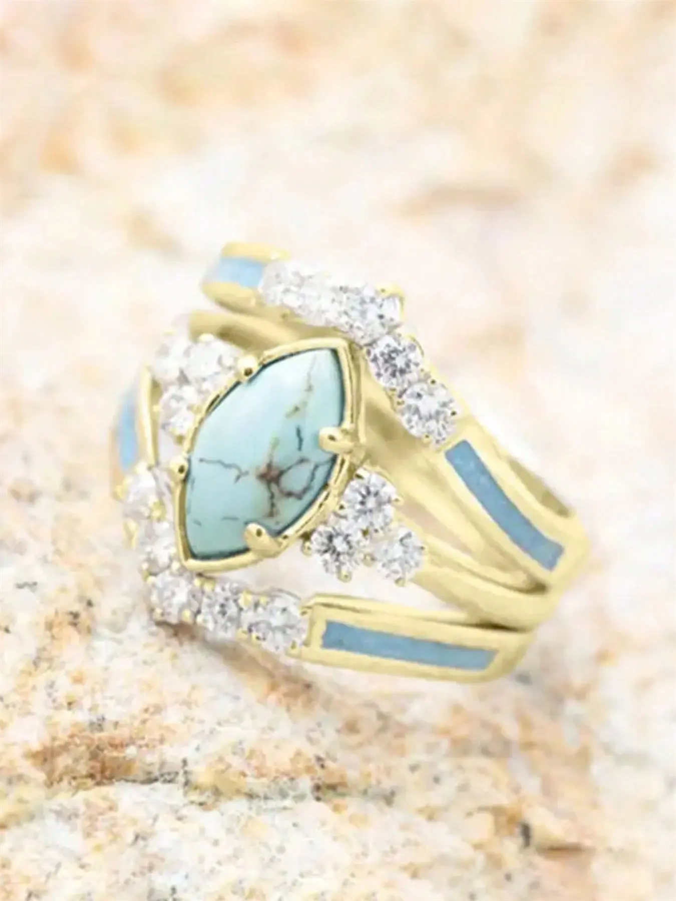 1 PC Classical Cubic Zirconia Ring For Women For Valentine's Day Gift Wedding Promise Ring Wedding Anniversary Party Jewelry Art Deco Ring