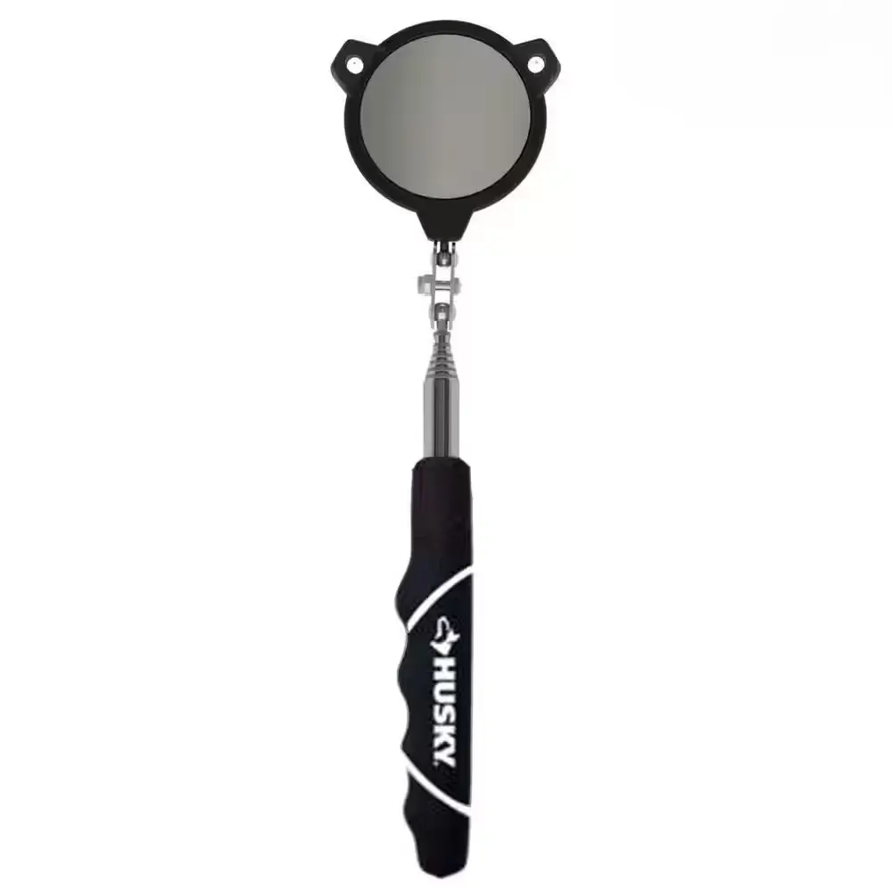 LED Lighted Inspection Mirror Telescopic Swivel Mirror for Auto Repair