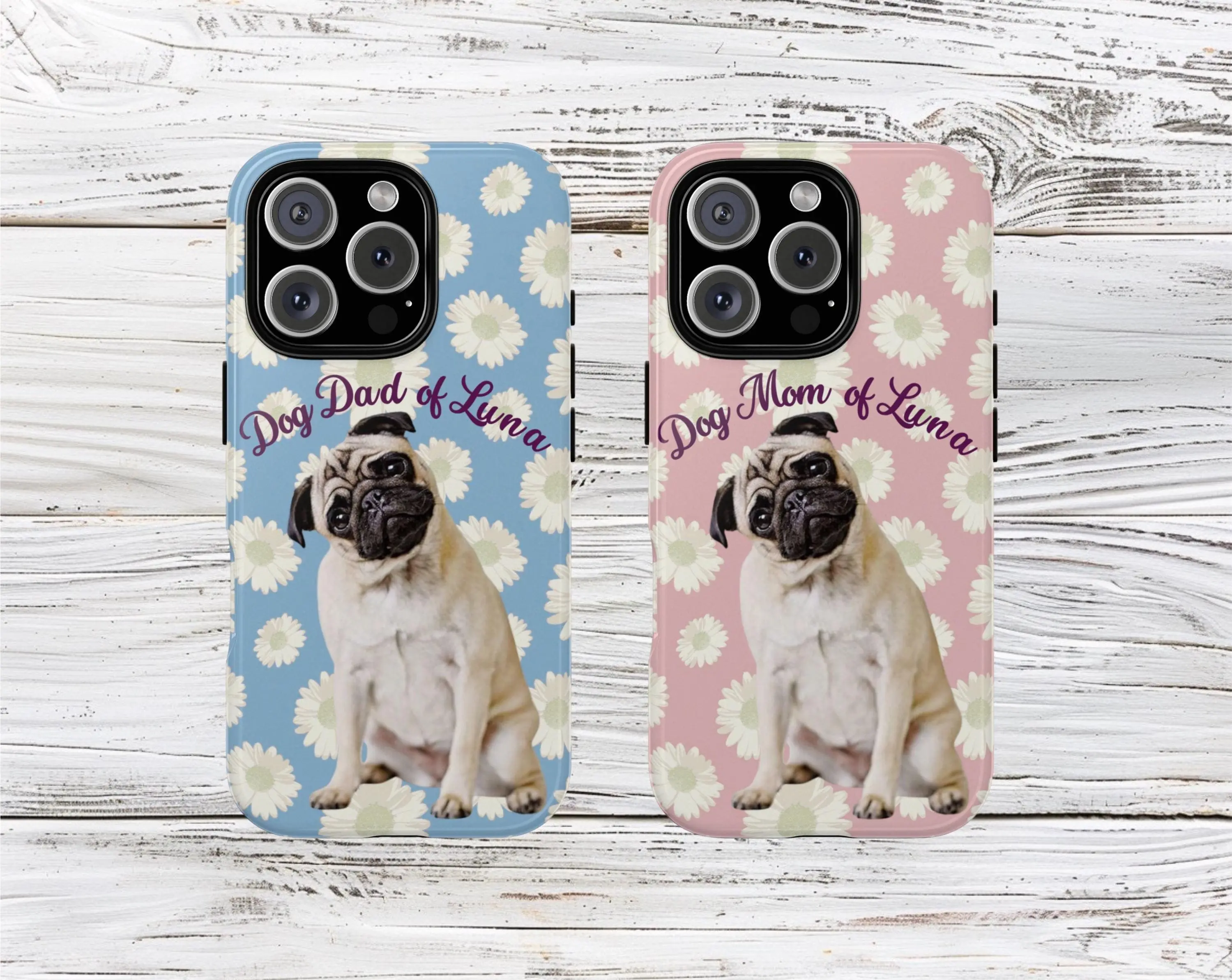 Personalised Dog Owner Phone Case Dog Photo And Name Cover For Iphone 17 Pro, 16, 15, 14, 13, 12 Samsung S25, S24, S23, S22, A16, A26, Pixel