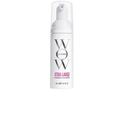 Color WOW Travel Xtra Large Bombshell Volumizer - Vegan Foam Styling Mousse, Lightweight Hair Product for Dry/Damp Hair Styling Needs