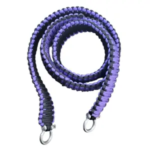 PURPLE AND BLACK PARACORD STRAP