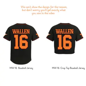 M.W Music Country Baseball Jersey, Unisex Tee