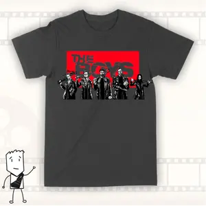 The Boys Crew Graphic Tee Unisex Cotton T Shirt, Movie Fan Shirt, Superhero Streetwear Shirt, Casual Graphic Tee Men Women