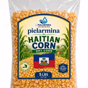 Haitian Dry Corn Snack, 5 LBS (2.27 kg), 100% Natural, Good Source of Energy, Pielarmina Goodness