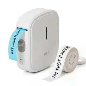 Portable Bluetooth Label Maker, Mini Inkless Sticker Printer with Cutter for Home & Office