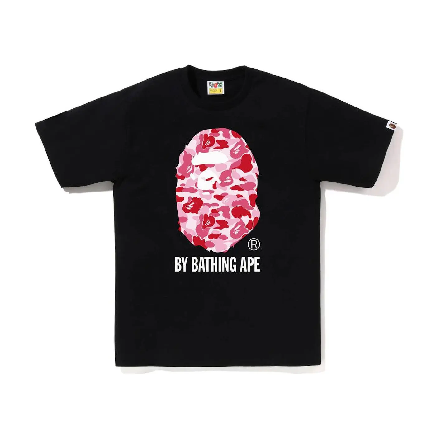 BAPE ABC Camo By Bathing Ape Tee Black/Pink