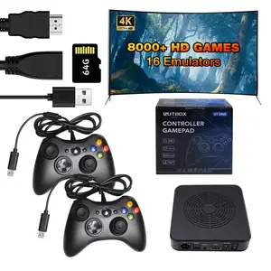 【8000+ Games in 1】 3D games Pandora's Box, Classic Arcade Game, Support 7 languages, Support PC, Projector, TV, 1-4 Players, 1280X720 Full HD,Search/Hide/Save/Load/Pause Games, Favorite List, Connect WiFi