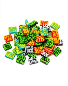 Catchphrase Bead Soup - Random Mix of Rave and Festival Themed Plastic Word Beads by Weight