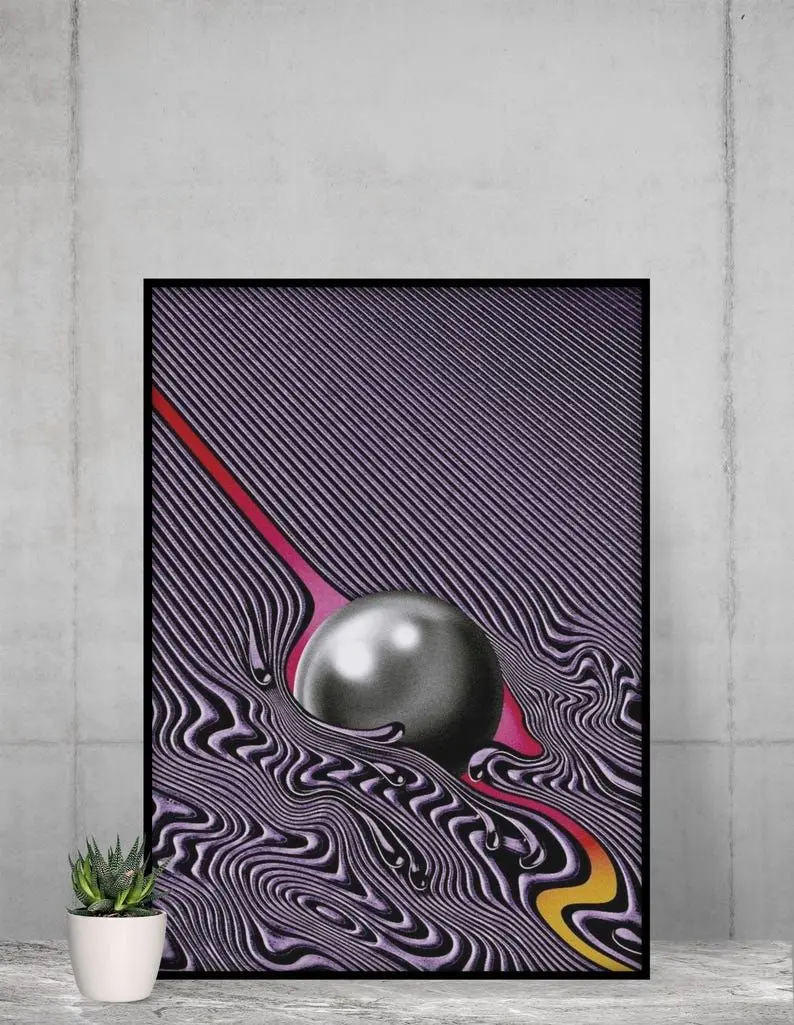 Tame Impala Currents Poster - Psychedelic Album Wall Art - Kevin Parker Music Print - Premium Indie Rock Decor