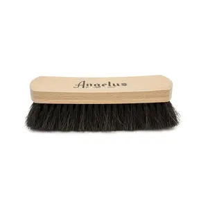 Shoe Shine Rocker Brush - 100% Real Horsehair