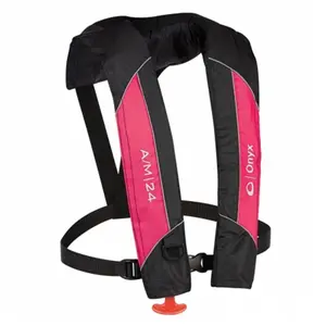 Onyx Outdoor  A-M-24 Automatic-Manual Inflatable Pfd Life Jacket- Pink