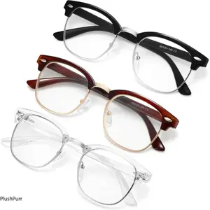 2026 NEW Computer Blue Light Blocking Glasses Blue Light Glasses Men Women Anti BluRay Clear Gaming Glasses Lenses