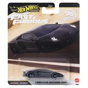 Fast & Furious 2026 Lamborghini Aventador Coupé, 1:64 Scale, Diecast Model Car