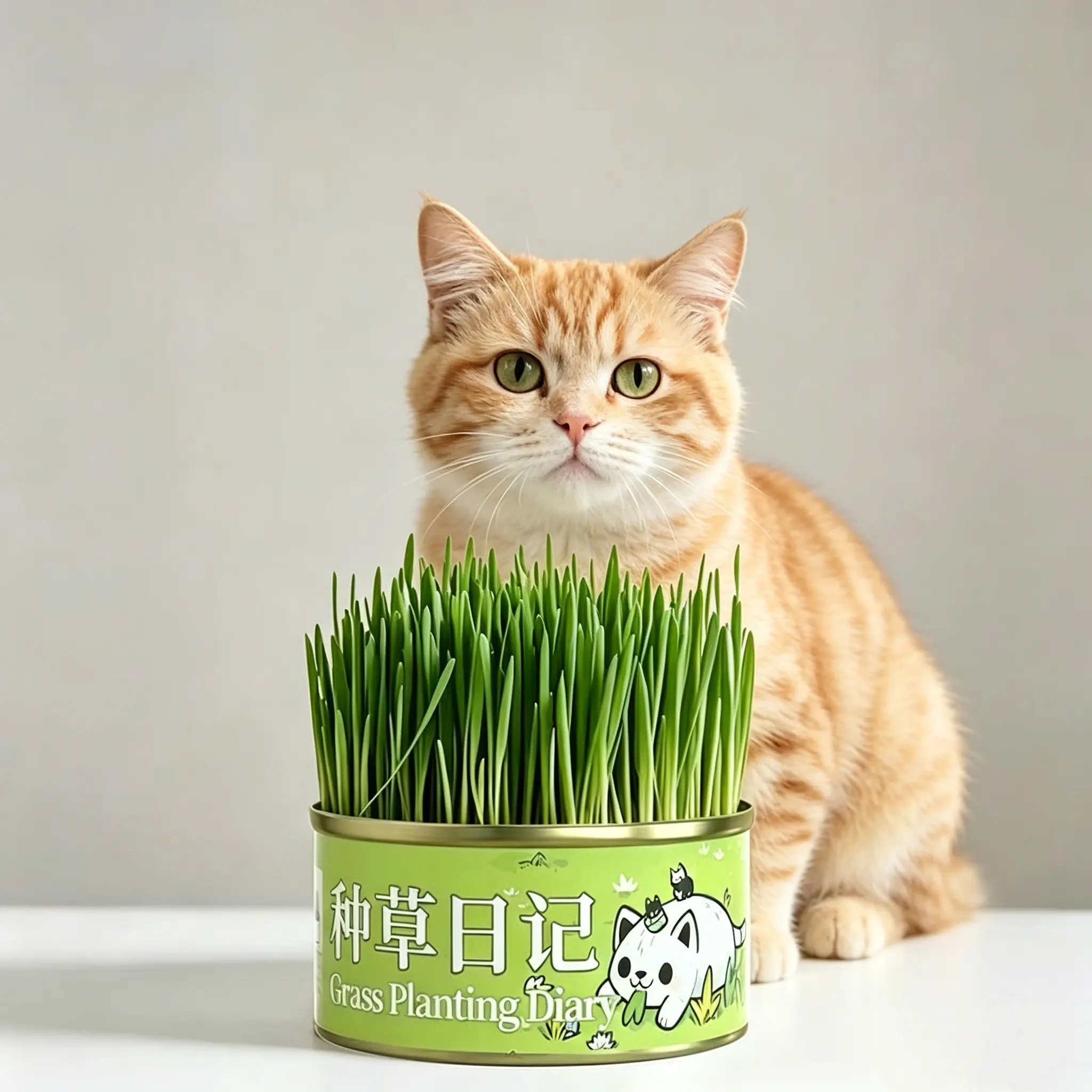 Organic Cat Grass Seeds Pack  Non-GMO Heirloom Cat Grass Seeds for Indoor & Outdoor Cats  100% Organic Cat Grass Seeds - Cat Grass for Indoor Cats - (Non GMO) cat grass seeds Suitable for Indoor Cats - Planting Kit with Organic Seed Mix