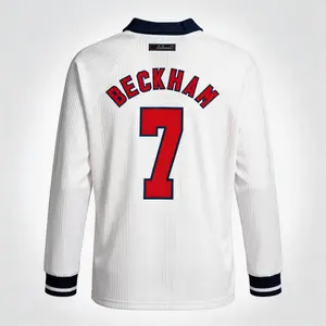 98 Away Long Sleeve No. 7 Soccer Jerseys