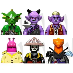 Elemental Powers Ninja Master Set Building Blocks Mini Action Figure Bricks Toys