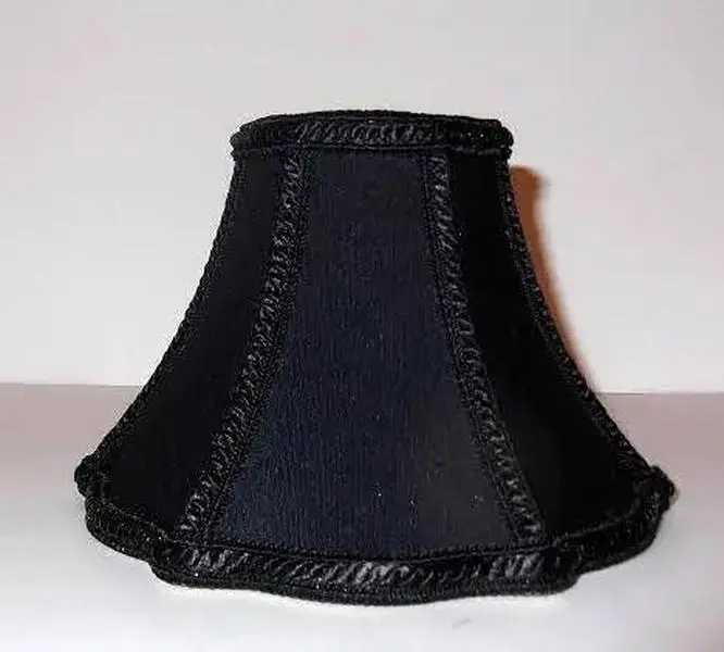 32263 - French Scallop Black Silk 32263 - French Scallop Black Silk