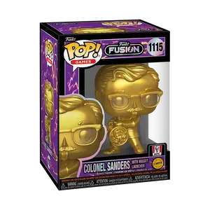 Funko Pop! KFC - Colonel Sanders with Nugget Launcher (Funko Fusion) (Gold) (Chase) #1115 Collectible Pop Vinyl Figure