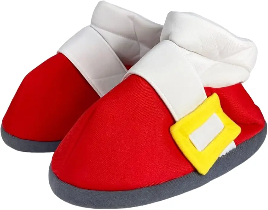 Great Eastern Entertainment - Sonic The Hedgehog - Red Running Shoes Plush Cosplay Slippers | One Size