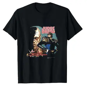 Vintage 1995 Movie Judge Dredd Sylvester Stallone Men's T-Shirt Unisex Sweatshirt, Cotton Casual Menswear Top