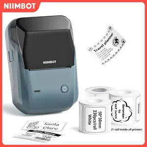 Niimbot B1 Mini Portable Thermal Printer, Bluetooth-compatible Self-Adhesive Label Printer, Pocket Printer for Home, School, Small Business, Compatible with Phone & PC