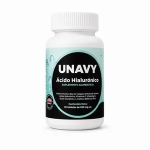 UNAVY Hyaluronic Acid Supplement Tablets – Collagen & Biotin Formula with Vitamin C, Hair Skin & Nail Support, 30 Tablets