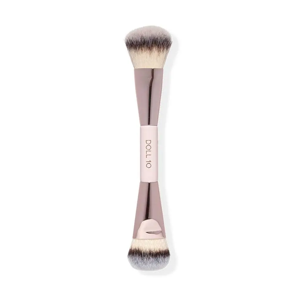 QVC Doll 10 Sculpt Double-Ended Makeup Brush for Beauty & Personal Care Application
