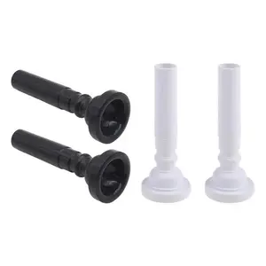 Brass Instrument Trumpet  Mouthpiece Music Accessories for  ABS Plastic Trumpet For Brass Instruments Black White Durable Dropship
