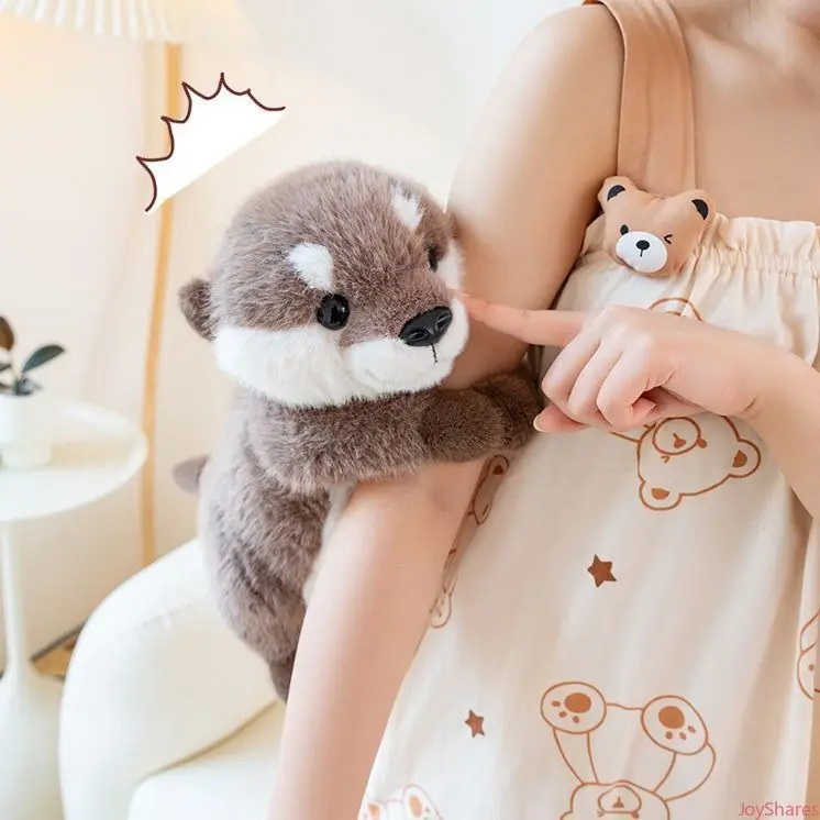 Cute Sea Otter Plush Doll - Soft Fluffy Stuffed Plushies, Skin-Friendly Fabric, Fine Stitching, Comfortable Touch, Ideal for Home Decor, Practical Gift for Kids, Plushies for Daily Companion