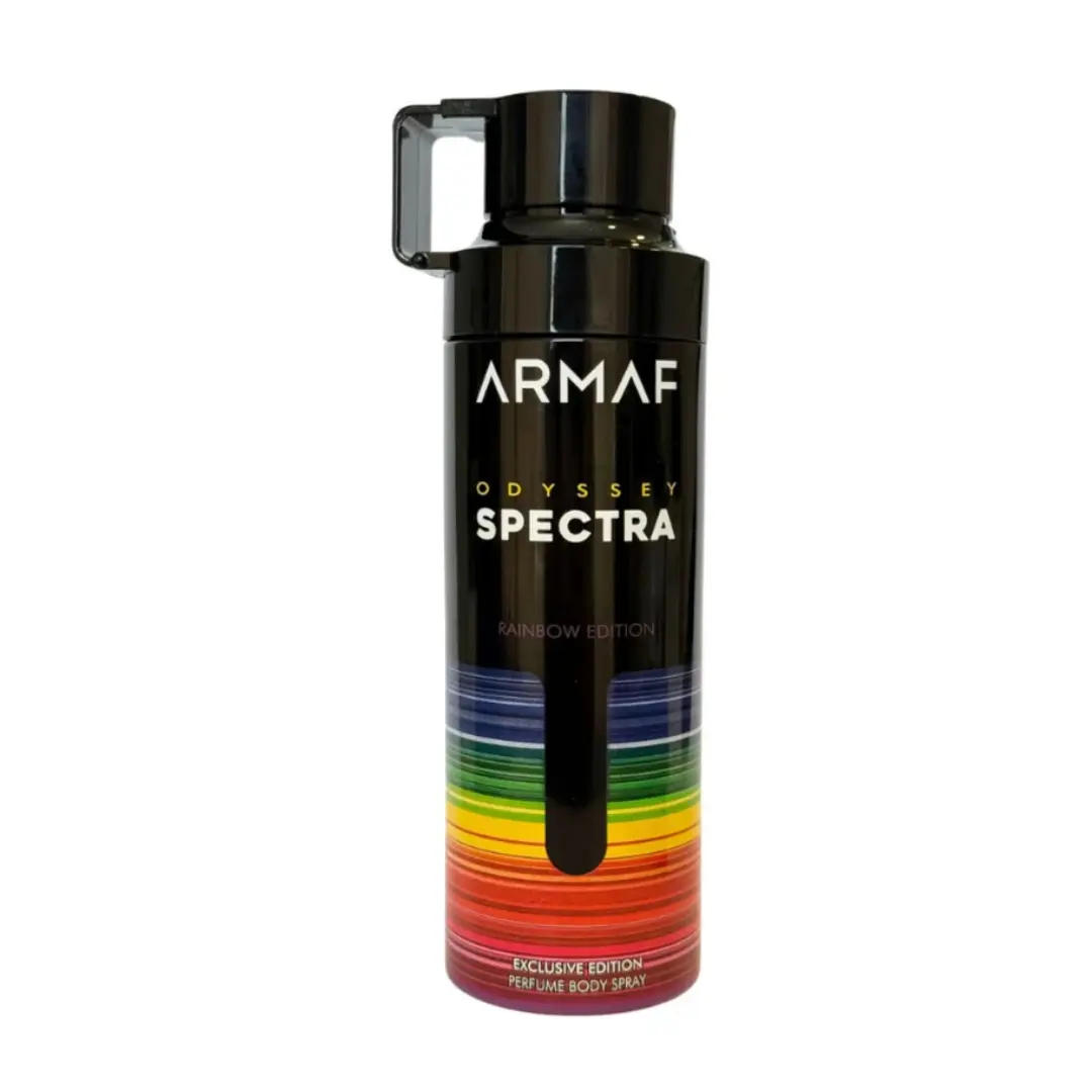Armaf Odyssey Spectra Rainbow Deodorant Spray 6.7 oz for Men | Oriental Spicy Fragrance | Apple Cinnamon Vanilla