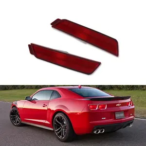 2pcs OE-Style Red Lens Rear Side Marker Signal lamps Lights Kit For 2010 2011 2012 2013 2014 2015 Chevy Camaro,Replace OEM# 92195248 92246253 9224-6252 & 9224-6253