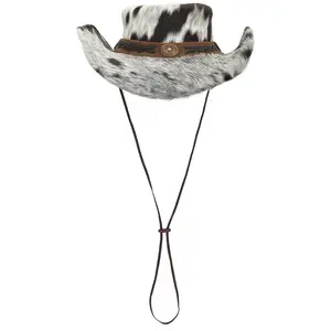 LAMARQUE x REVOLVE Flynn Cow Hair Cowboy Hat in Brown