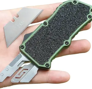 Multi functional telescopic tool knife, EDC multifunctional knife, Pop-Out Box Cutter, Replaceable blade, Gift knife, practical tool knife