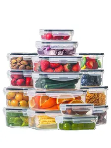24pcs Kitchen sealed container set, bpa free storage vegetable storage, refrigerator fresh-keeping boxes, dishwasher washable, for storing fruits, vegetables, dumplings, meat, eggs, ginger, garlic, Onions, household kitchen utensils, with labels and pens