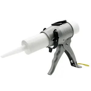 SILIGUN PRO Compact 24:1 Caulking Gun - Patent Design - No Drip Mechanism - Aluminum Body